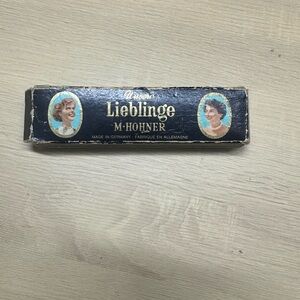 VINTAGE M.Hohner Unsere Lieblinge 20/40 Holes Octave Harmonica/Mouth Harp W/ Box